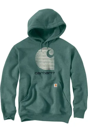 Carhartt Mens Rain Defender Loose Fit C Logo Sweater - Cotton - Size X-Large