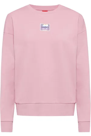 HUGO BOSS Womens Nakira Red Label Sweatshirt in Cotton - Size 10 UK