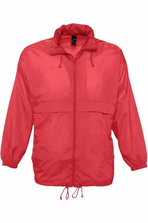 Sols Unisex Surf Windbreaker Lightweight Jacket Nylon - Size Small