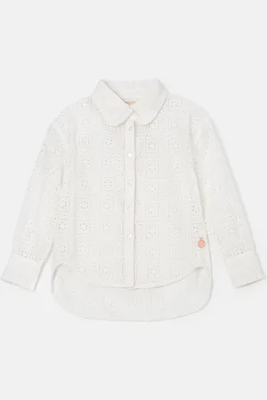 Angel & Rocket Girls Marcella Broderie Shirt - Size 9Y