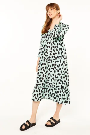 Gini London Womens Printed Smock Dress - Size Medium/Large