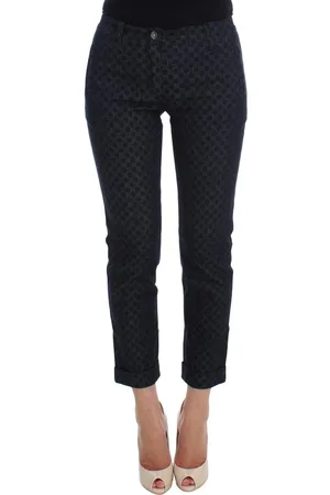 Dolce & Gabbana WoMens Polka Dotted Slim Capris Jeans - material_cotton - Size IT 38 (Womens)