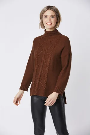 Jayley Womens Cashmere Blended Knit Jumper - - One Size