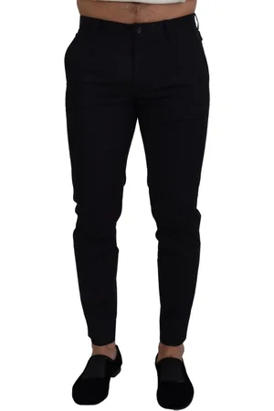 Dolce & Gabbana Mens Slim Fit Cotton Trousers - - Size IT 48 (Men