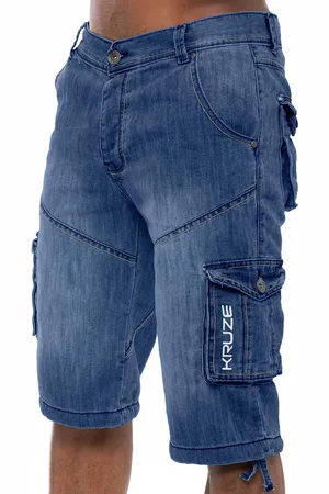 Enzo Mens Cargo Combat Shorts - Cotton - Size 34