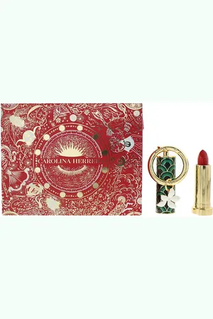 Carolina Herrera Womens Fabulous Kiss Lipstick Set - Red Satin 310 - One Size