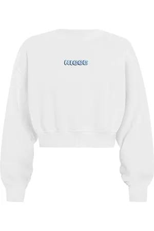 Nicce London Anta Womens Cropped Sweater Cotton - Size Medium