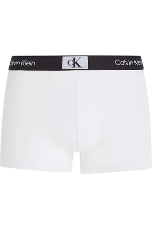 Calvin Klein Mens Logo Band Trunks in Cotton - Size X-Large