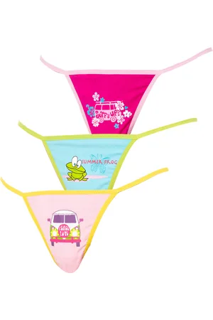 marie claire Womens Pack-3 Fine Thread Thongs with prints 82329 woman - - One Size