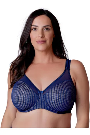 Berlei Womens B541 Beauty Stripe Smoothing Minimiser Bra - - Size 38D