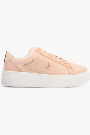 Tommy Hilfiger CASUAL CHIC PLATFORM Womens Court Trainers Bloom - Size UK 6