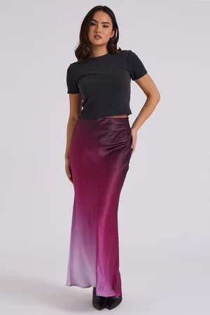 Urban Bliss Womens Ombre Bias Cut Maxi Skirt - Size 12 UK