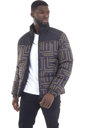 Brave Soul Mens Casual Puffer Jacket - Size Large