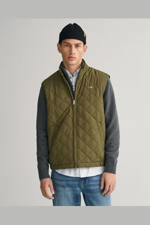 GANT Mens Quilted Windcheater Vest - - Size Large