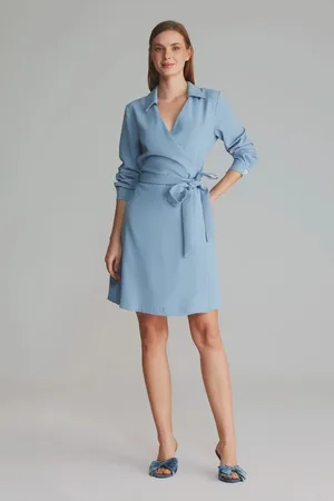 Gusto Womens Mini Wrap Dress - - Size Small