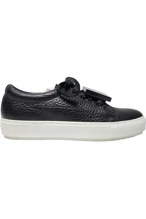 Acne Studios Pre-owned Womens Adriana Low Top Sneakers in Calfskin Leather - Size UK 4