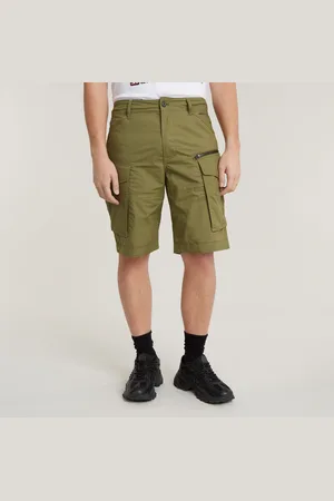 G-Star Mens G-Star RAW Rovic Zip Relaxed Shorts - Cotton - Size 35 (Waist)