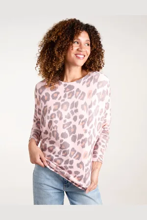 Blue Vanilla Womens Batwing Embellished Jumper - - Size Small