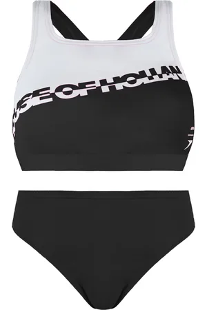 Speedo Womens Printed House Of Holland BlackWhite Women Two Pieces Swimsuit 8 121933503 - - Size X-Small