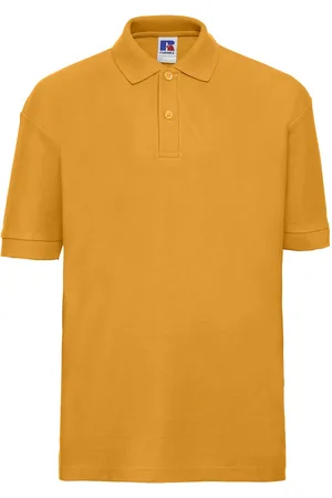 Russell Athletic Childrens Unisex Childrens/Kids Polo Shirt (Gold) - - Size 11-12Y
