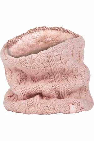 Heat Holders Womens Ladies Cable Knit Winter Fleece Lined Thermal Neck Warmer - - One Size