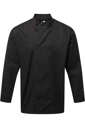 Premier Mens Coolchecker Long-Sleeved Chef Jacket - Size 3XL