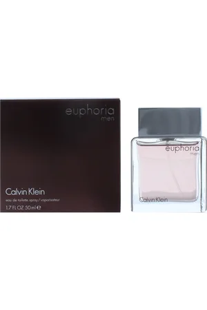 Calvin Klein Mens Euphoria Men Eau de Toilette 50ml Spray For Him - - One Size