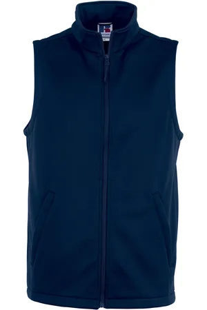 Russell Athletic Mens Smart Softshell Gilet (French ) - Size Small