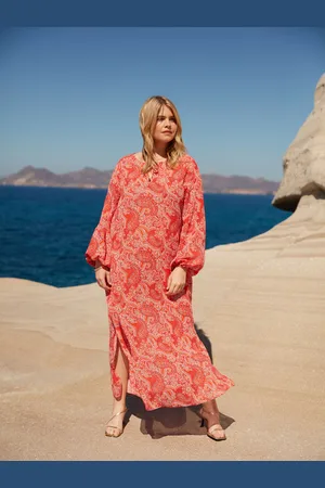 Live Unlimited London Womens Paisley Boho Maxi Dress - Size 26 UK