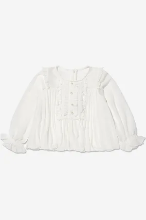 Self-Portrait Self Portrait Girls Chiffon Top in - Size 6-7Y