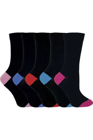 Sock Snob Womens soft top cotton rich socks in a multipack - - Size UK 4-6.5