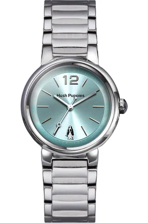 Hush Puppies : Orbz WoMens Lt. Blue Watch - Stainless Steel - One Size
