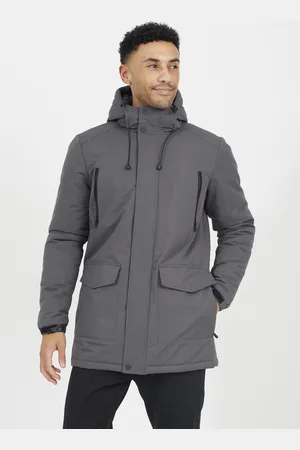 Brave Soul Mens Hooded Parka Jacket - Size Small
