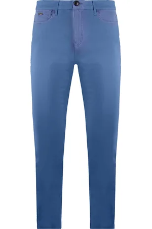 Emporio Armani Slim Fit Mens Chino Trousers Cotton - Size 32 (Waist)