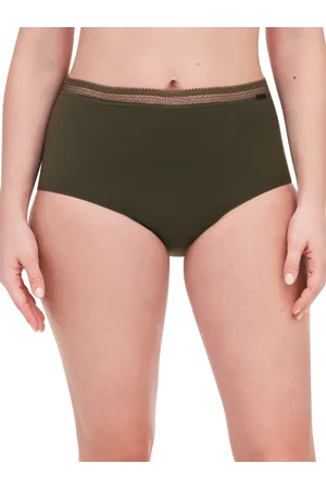 Chantelle Womens Graphic High Waist Period Pants - Polyamide - Size Large