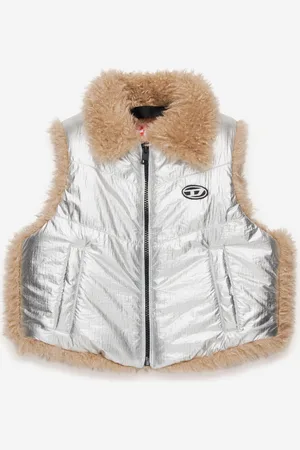 Diesel Girls Metallic Gilet in - Size 14Y