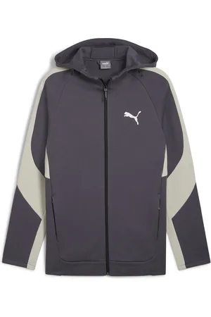 PUMA Mens EVOSTRIPE Full-Zip Hoodie - - Size Medium