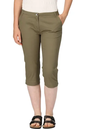 Regatta Womens Bayla 3/4 Capri Chino Shorts - Cotton - Size 10 UK