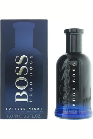 HUGO BOSS Mens Bottled Night Eau de Toilette 100ml Spray For Him - - One Size