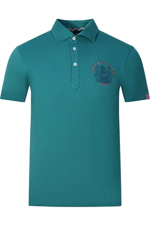 Aquascutum Mens Aldis London Logo Polo Shirt - Size Small