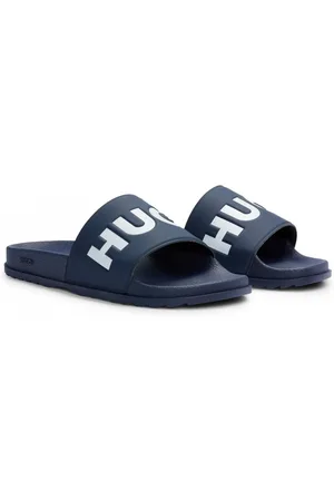 HUGO BOSS Match Mens Slides With Logo Strap NOS - PVC - Size UK 11