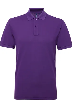 Asquith Mens Short Sleeve Performance Blend Polo Shirt - Size Small