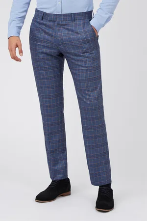 Antique Rogue Mens Overcheck Trouser in - Size 42 Regular