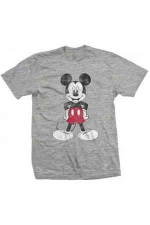 Disney Unisex Adult Mickey Mouse Pose Cotton T-Shirt - Size X-Small