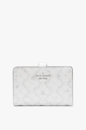 Kate Spade Womens Flower Star Toss Medium Compact Bifold Wallet - - One Size