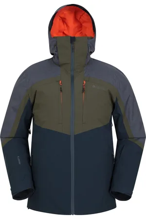 Mountain Warehouse Mens Anton Waterproof Ski Jacket ( Green) - Size 4XL