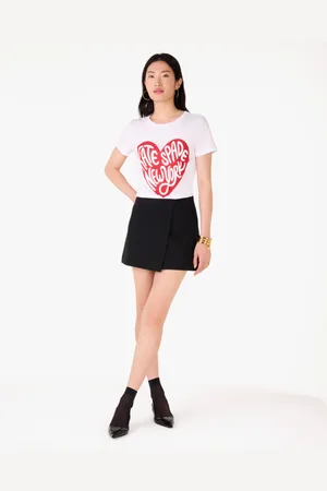 Kate Spade Womens Valentines Logo Tee - - Size Medium