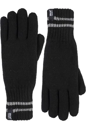 Heat Holders Mens hi-vis reflective outdoor thermal knitted Gloves - - Size X-Small/Small