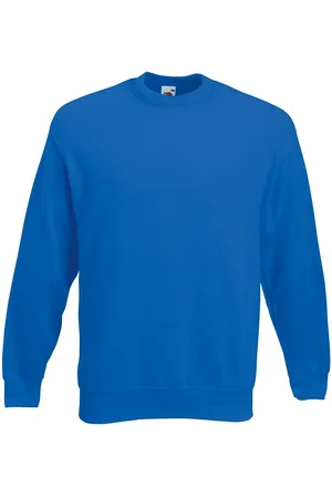 Fruit Of The Loom Mens Classic 80/20 Set-in Sweatshirt (Royal ) - Size 3XL