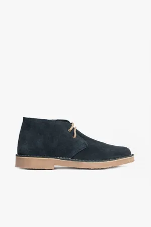 ROAMERS M400CS Mens Desert Boots Navy - Size UK 3